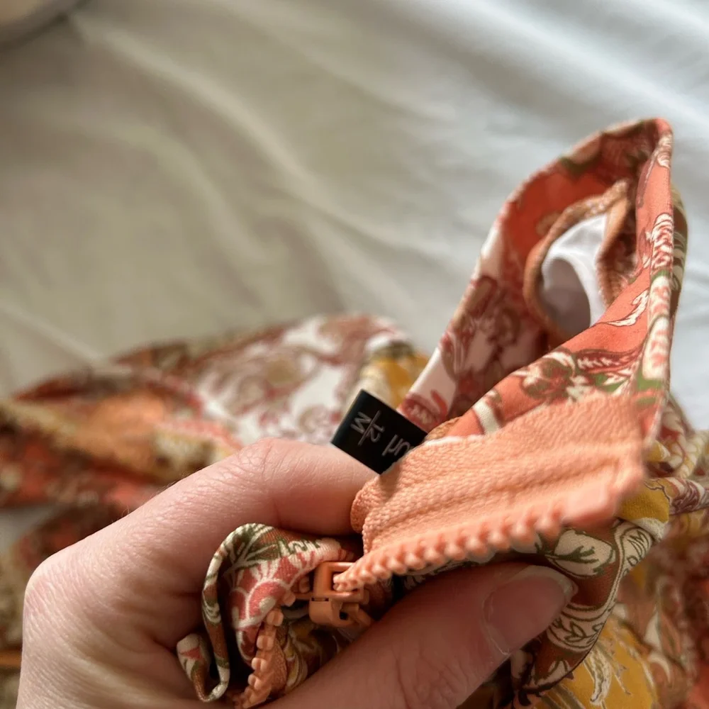 NWT Rip curl Wanderer Sunsuit rash guard clay long sleeve uv suit - Picture 7 of 8